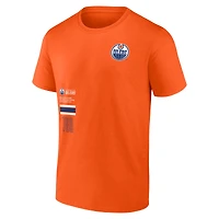 Men's Fanatics Orange Edmonton Oilers Represent T-Shirt