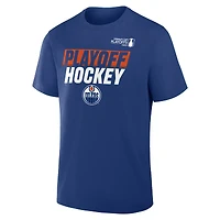 T-shirt Fanatics pour homme des Royal Edmonton Oilers, éliminatoires de la Coupe Stanley 2025