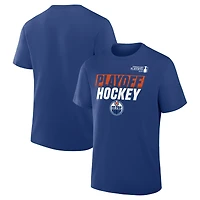 T-shirt Fanatics pour homme des Royal Edmonton Oilers, éliminatoires de la Coupe Stanley 2025