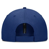 Casquette ajustable structurée Fanatics Royal Edmonton Oilers pour hommes, séries éliminatoires de la Coupe Stanley 2025