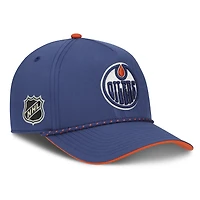 Casquette ajustable Fanatics Royal Edmonton Oilers 2026 NHL Draft Rope pour homme