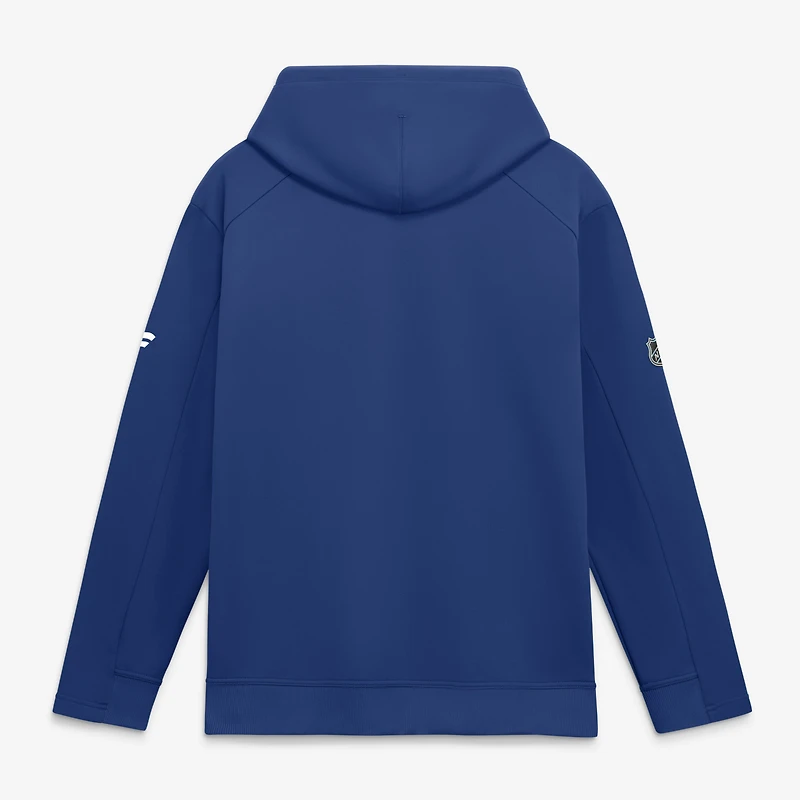 Sweat à capuche authentique Pro Rink Fleece Fanatics Royal Edmonton Oilers, séries éliminatoires de la Coupe Stanley 2026, pour hommes
