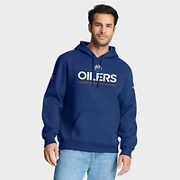 Sweat à capuche authentique Fanatics Royal Edmonton Oilers pour homme