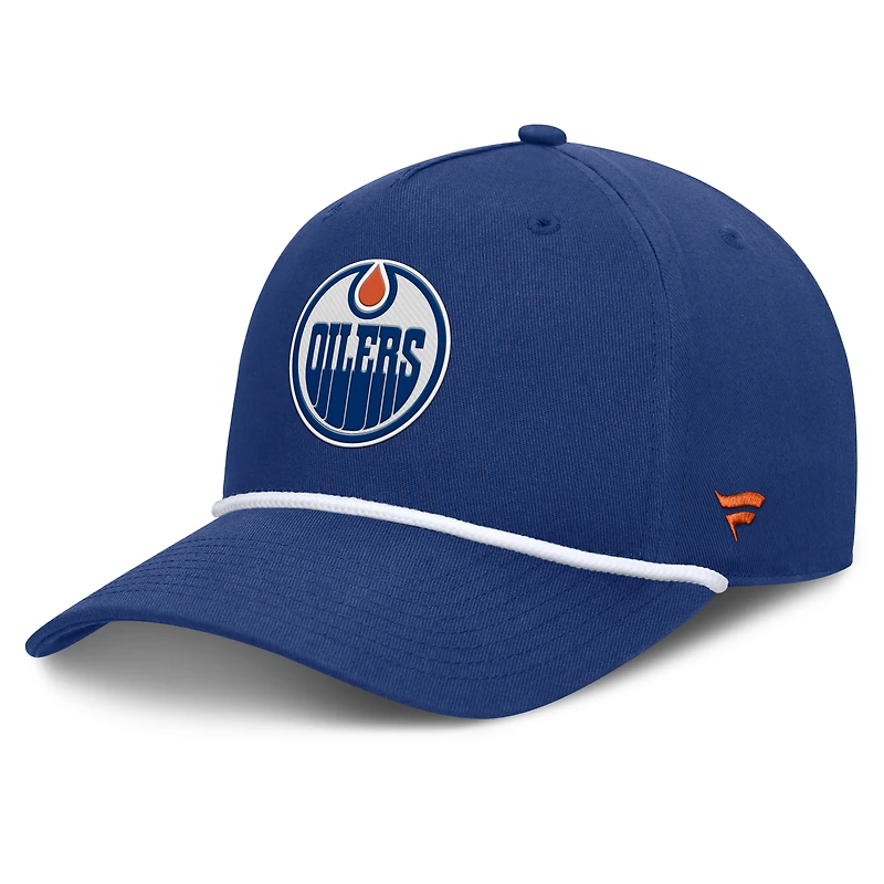 Men's Fanatics Royal Edmonton Oilers Authentic Pro Rink A-Frame Adjustable Hat