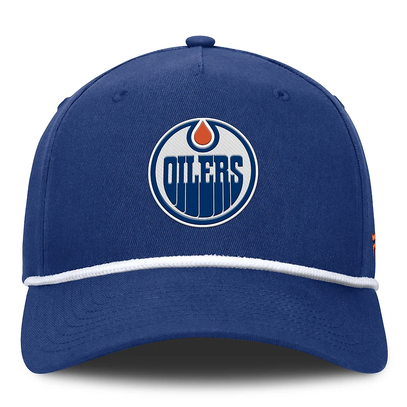 Men's Fanatics Royal Edmonton Oilers Authentic Pro Rink A-Frame Adjustable Hat