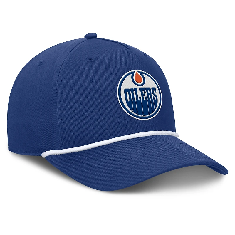 Men's Fanatics Royal Edmonton Oilers Authentic Pro Rink A-Frame Adjustable Hat
