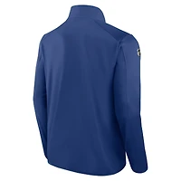 Veste polaire entièrement zippée Fanatics Royal Edmonton Oilers Authentic Pro Rink pour homme