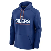 Men's Fanatics Royal Edmonton Oilers Authentic Pro Rink Hoodie