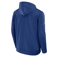 Men's Fanatics Royal Edmonton Oilers Authentic Pro Rink Hoodie