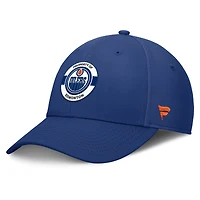 Men's Fanatics Royal Edmonton Oilers Authentic Pro Train Flex Hat