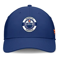 Men's Fanatics Royal Edmonton Oilers Authentic Pro Train Flex Hat