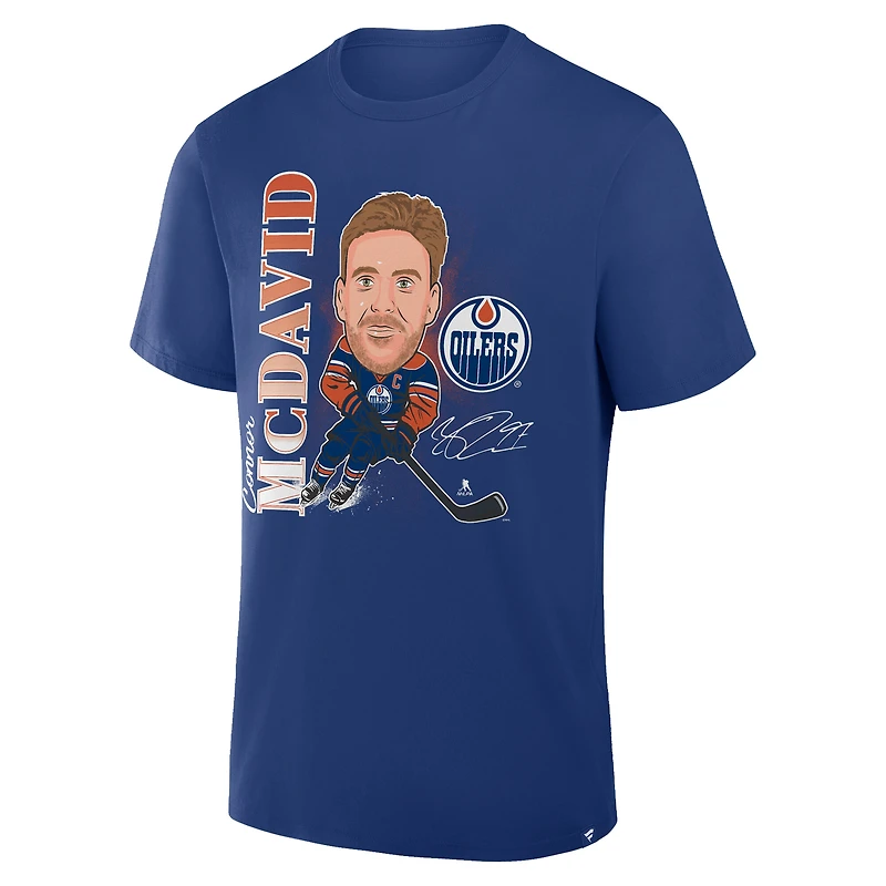 Men's Fanatics Royal Edmonton Oilers Caricature Player T-Shirt
