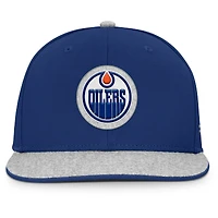 Men's Fanatics Royal Edmonton Oilers Fundamentals Loden Snapback Hat