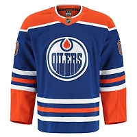 Maillot personnalisé authentique à domicile Fanatics Royal Edmonton Oilers pour hommes