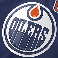Maillot personnalisé haut de gamme Fanatics pour homme, blanc, Edmonton Oilers Away