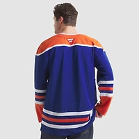 Maillot Fanatics blanc de qualité supérieure pour homme des Oilers d'Edmonton à l'extérieur