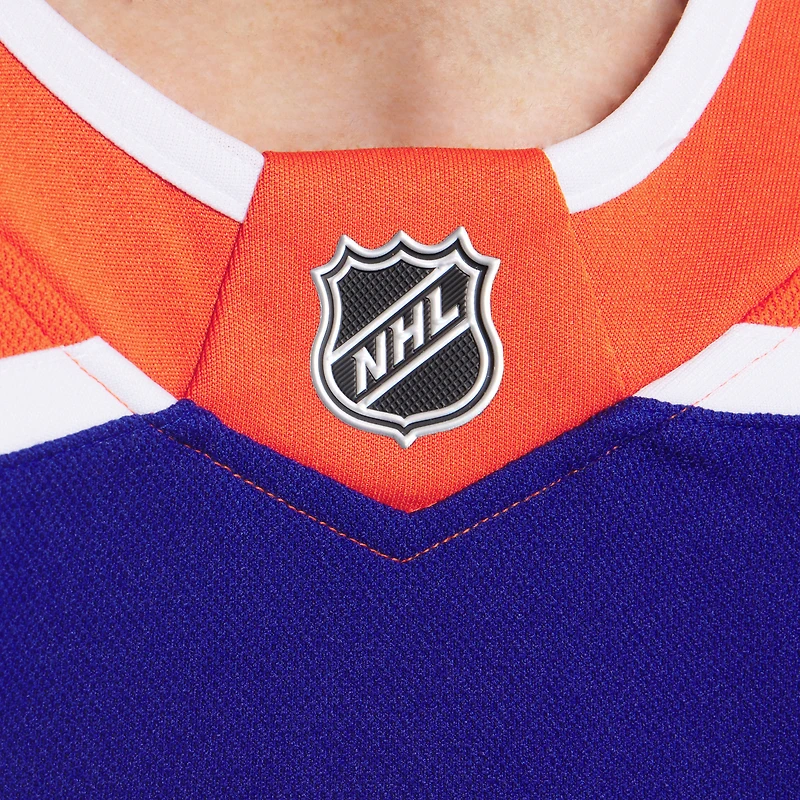 Maillot Fanatics blanc de qualité supérieure pour homme des Oilers d'Edmonton à l'extérieur