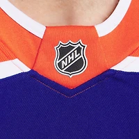 Maillot Fanatics blanc de qualité supérieure pour homme des Oilers d'Edmonton à l'extérieur