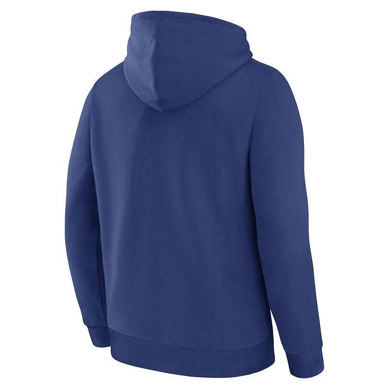 Men's Fanatics Royal Edmonton Oilers Net Minder Legacy Hoodie