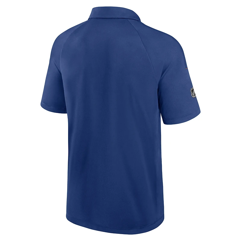 Polo de patinoire Fanatics Royal Edmonton Oilers pour hommes