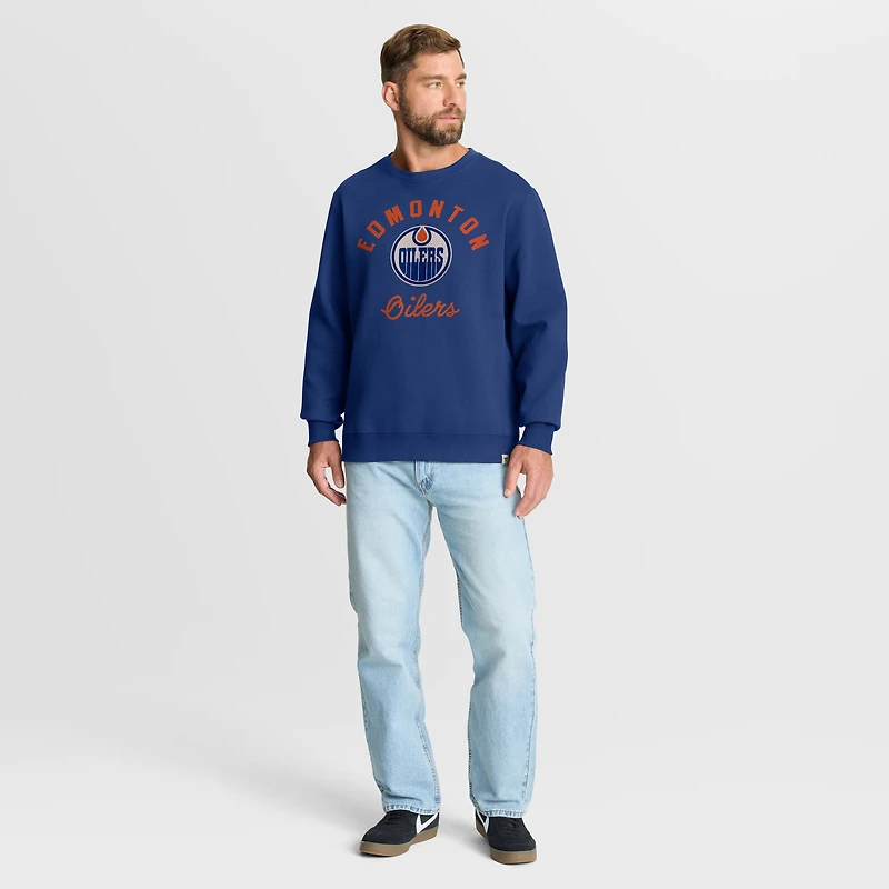 Men's Fanatics Royal Edmonton Oilers Stickler Sweatshirt
