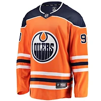 Men's Fanatics Ryan Nugent-Hopkins Orange Edmonton Oilers Breakaway - Player Jersey