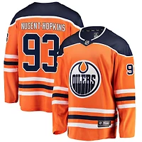 Men's Fanatics Ryan Nugent-Hopkins Orange Edmonton Oilers Breakaway - Player Jersey