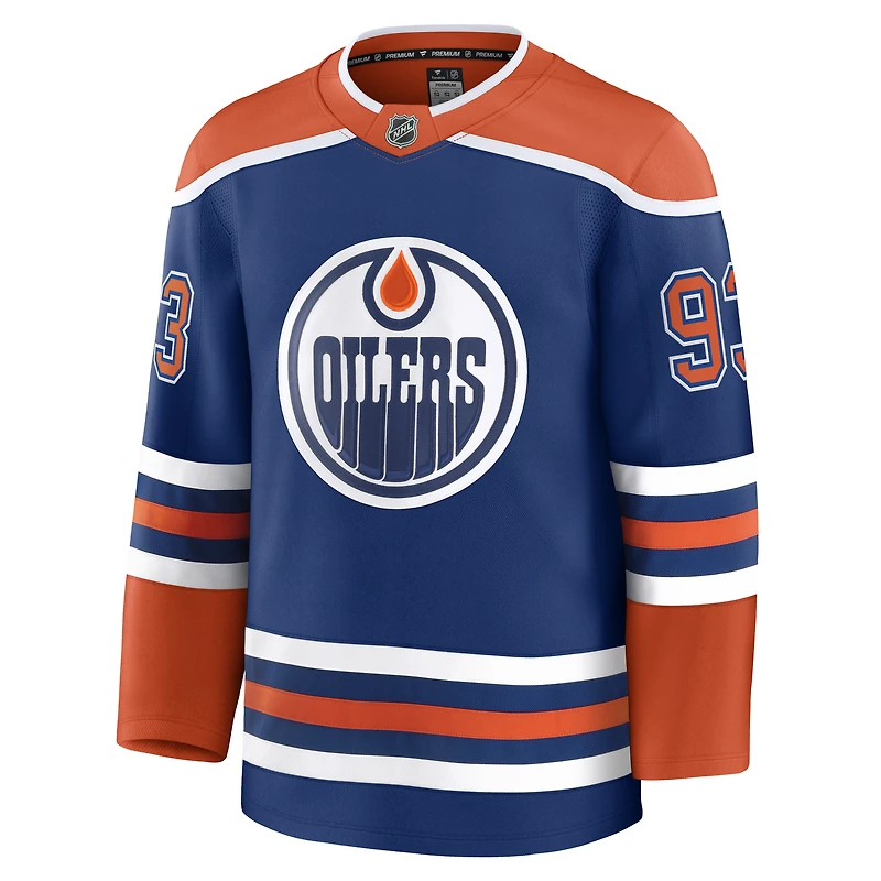 Maillot domicile premium Ryan Nugent-Hopkins des Royal Edmonton Oilers pour hommes (Fanatics)