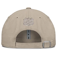 Men's Fanatics Tan Edmonton Oilers Authentic Pro Road Adjustable Hat