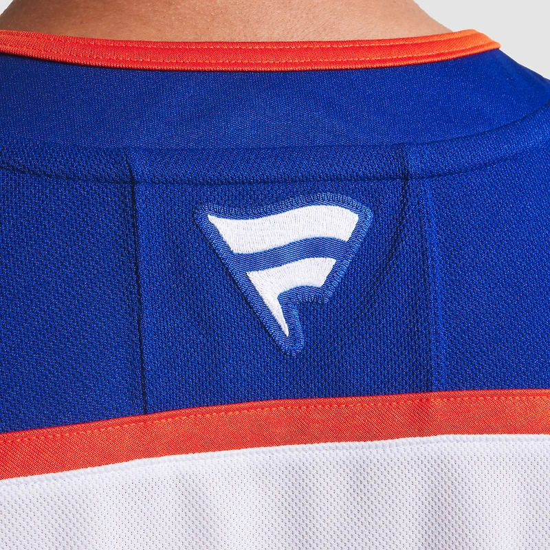 Men's Fanatics White Edmonton Oilers Away Premium Jersey