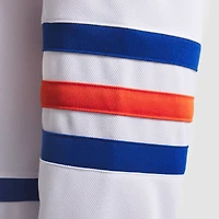 Maillot Fanatics blanc de qualité supérieure pour homme des Oilers d'Edmonton à l'extérieur
