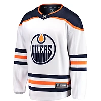 Fanatiques pour hommes de marque White Edmonton Oilers Breakaway - Maillot vierge