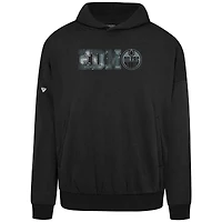 Men's Levelwear  Black Edmonton Oilers Contact Oversized Hoodie