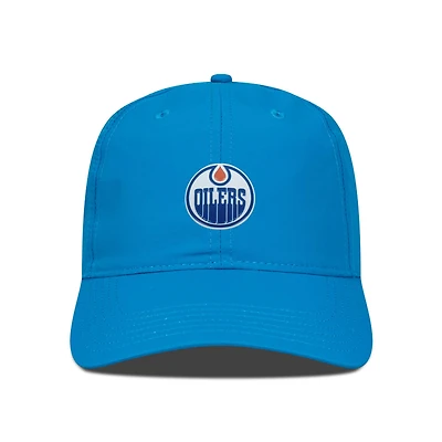 Men's Levelwear Blue Edmonton Oilers Crest Adjustable Hat