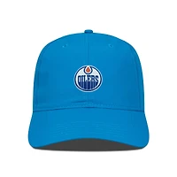 Casquette ajustable avec écusson des Oilers d'Edmonton bleue Levelwear pour hommes