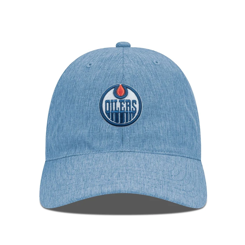Casquette réglable Levelwear pour hommes, bleu clair, Edmonton Oilers Idol