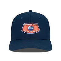 Casquette Rise Skylight Flex bleu marine pour homme des Oilers d'Edmonton