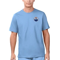 T-shirt de touché des Oilers d'Edmonton bleu Margaritaville pour hommes