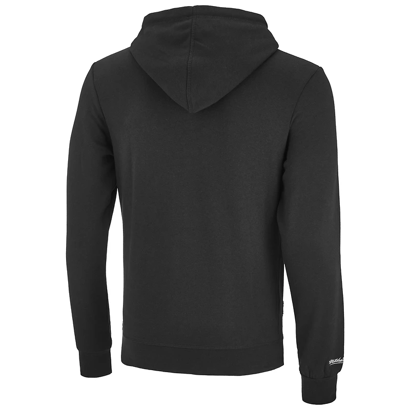 Chandail à capuchon noir Mitchell & Ness pour hommes des Oilers d'Edmonton Full Deck
