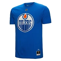 T-shirt avec nom et numéro Mitchell & Ness Grant Fuhr Royal Edmonton Oilers pour hommes