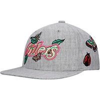 Casquette Snapback Smells Like Spring Spirit des Oilers d'Edmonton grise de Mitchell & Ness pour homme