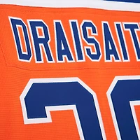 Maillot orange Power Play des Oilers d'Edmonton de Mitchell & Ness pour homme Leon Draisaitl
