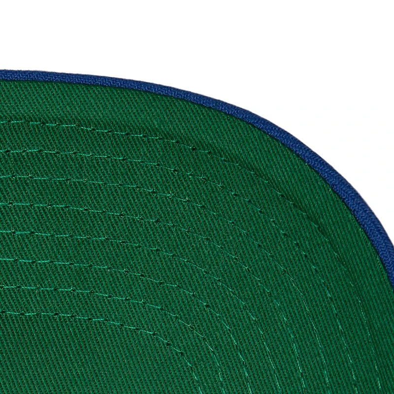 Casquette ajustable Mitchell & Ness pour homme, bleu marine, des Oilers d'Edmonton Core Team Ground Pro