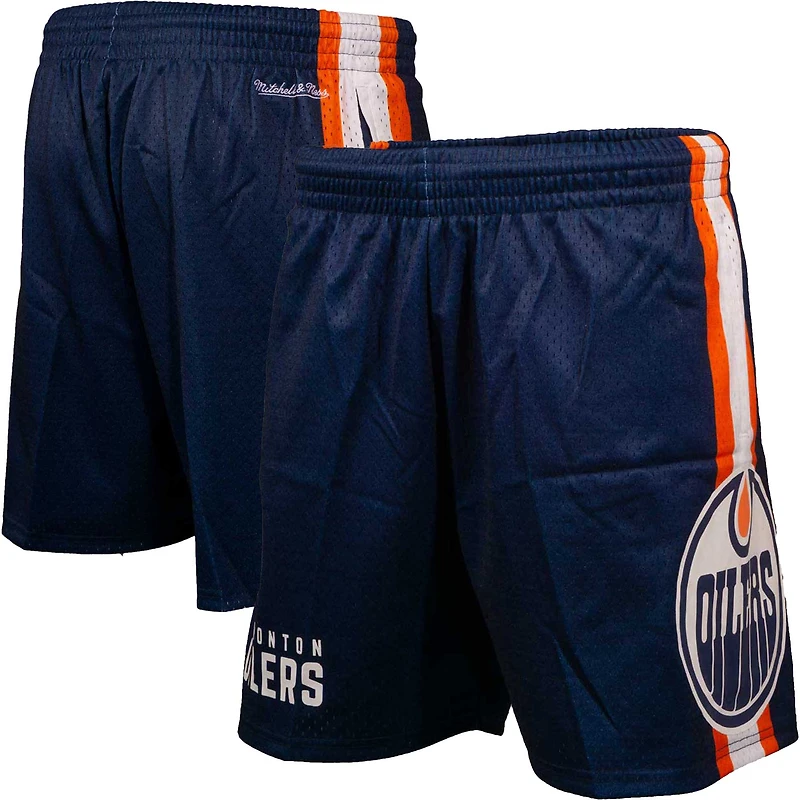 Men's Mitchell & Ness Royal Edmonton Oilers City Collection Mesh Shorts