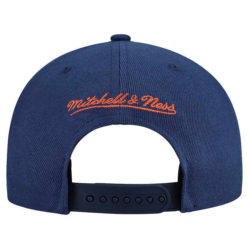 Casquette snapback rétro Mitchell & Ness Royal Edmonton Oilers pour homme