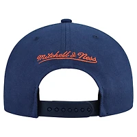 Casquette snapback rétro Mitchell & Ness Royal Edmonton Oilers pour homme