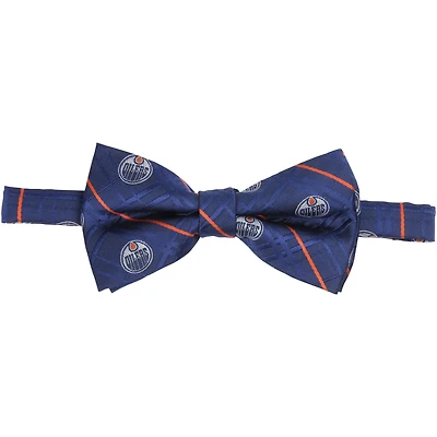 Men's Navy Edmonton Oilers Oxford Bow Tie