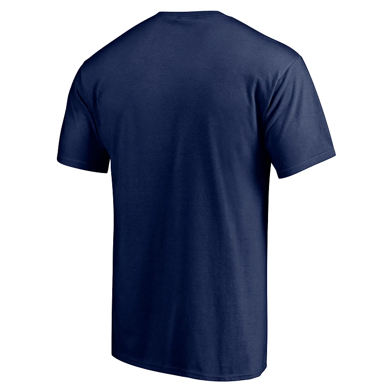 Men's Navy Edmonton Oilers Victory Arch T-Shirt