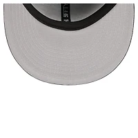 Casquette ajustée New Era Edmonton Oilers Color Pop 59FIFTY pour homme, noire