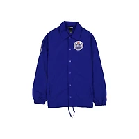 Men's New Era  Blue Edmonton Oilers Champs Full-Snap Jacket